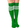 Ilgos sportinės kojinės iki kelių žalios
